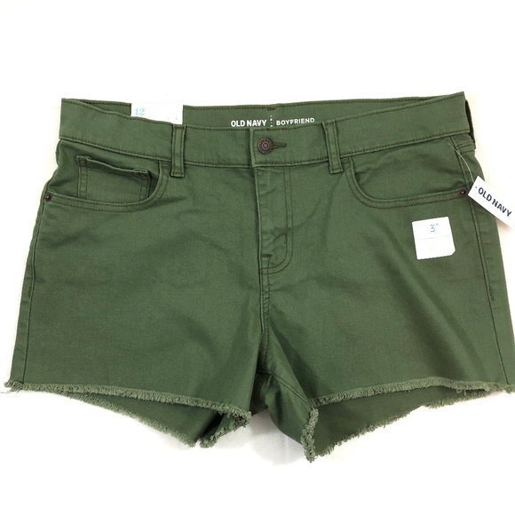 Old Navy Pants - NWT Old Army Green Cut Off Shorts Distressed